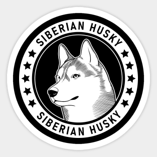 Siberian Husky Fan Gift Sticker